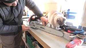 Бензопила STIHL MS271, собираем бензопилу