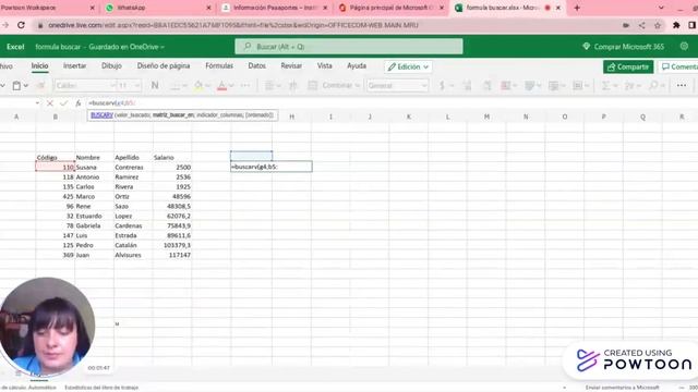 formula buscar.xlsx - Microsoft Excel Online Apr 29, 2022 смотреть онлайн