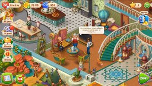 HomeScapes Дворецкий #362 (уровни 2638-2643) Прогулка с Кэтрин и покупка НОВОГО дома!