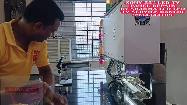 SONY  LED TV panel repair , repairing the vertical bars | How to repair lcd led tv panel