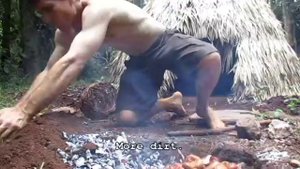 Primitive Technology- Making poisonous Black bean safe to eat (Moreton Bay Chestnut)