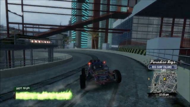 Burnout Paradise Big Surf Island PC carpark drifting смотреть онлайн