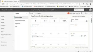 19) What are usage metrics in Power BI Service | Explained in Telugu | Power BI Telugu Tutorials