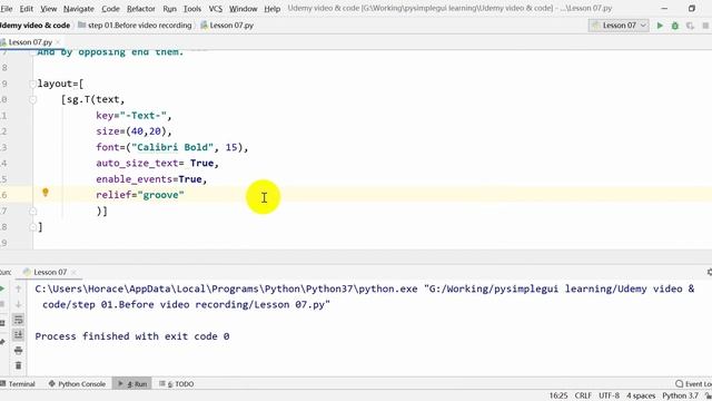 Python GUI with PySimpleGUI - easy learn 07