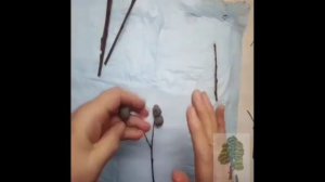 МК. Делаем деревья из папье маше