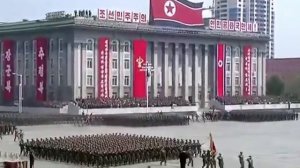 Военный парад в Северной Корее 2017 год