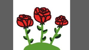 Рисуем цветочки детям часть 23