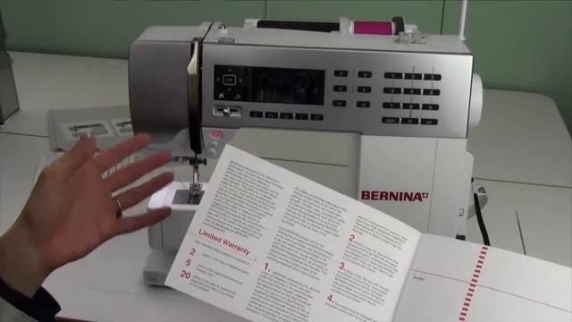 Bernina 550 4 Warranty смотреть онлайн
