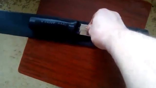 Обрезинить рукоять ножа, инструмента за 5 минут. Резиновая ручка быстро. смотреть онлайн