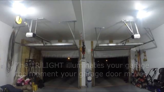 Striker Trilight Motion Activated Garage Ceiling Light