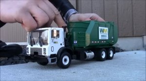 Custom First Gear Garbage Truck - 1:34 Scale Heil CP Python - "In Action"