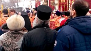 Епископ Тихон Шевкунов, 23.02.2016, храм Архангела Михаила в Тропарево (будет звук колоколов)