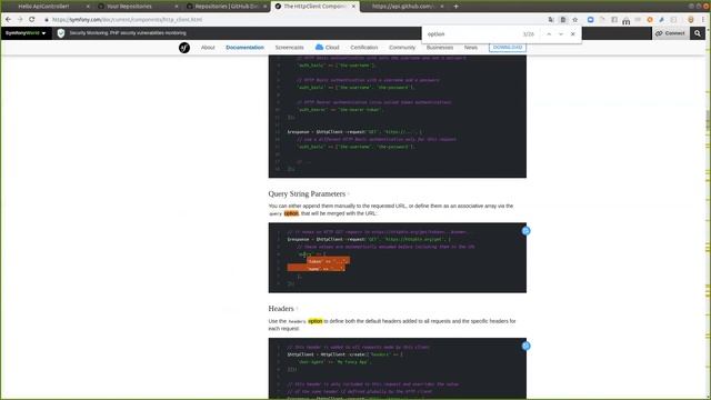 Découverte du composant Symfony HttpClient - 1ère vidéo смотреть онлайн