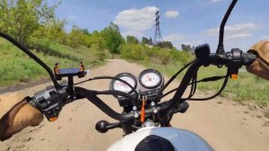 мопед Кольт (Colt). ASMR , POV серпантин