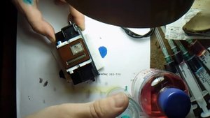 Чистка/Отмывка печающей головки принтера canon ip4940 QY6-0080