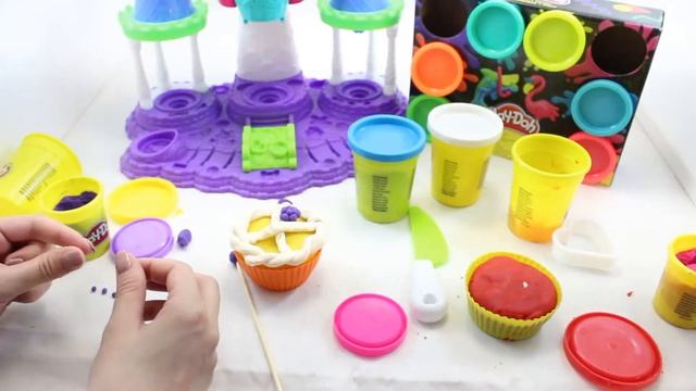 Пирожное из пластилина плей до/ Play doh смотреть онлайн