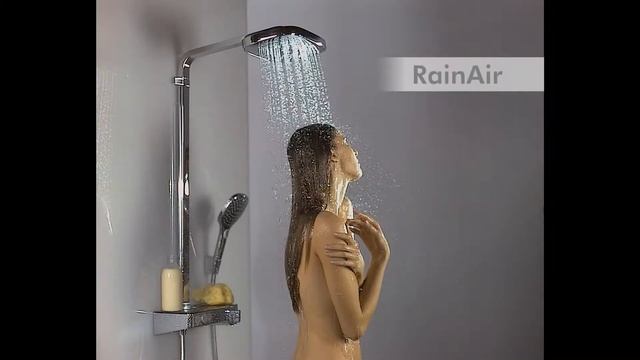 Комфорт с Hansgrohe Raindance Select E 300 Showerpipe смотреть онлайн