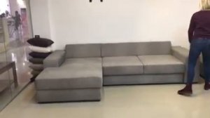 Диван угловой раскладной для ежедневного сна Max, момент раскладки Диван-Декор