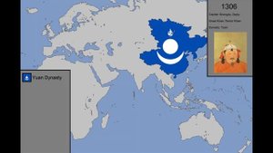 The History of the Mongol Empire with Flags: Every Year