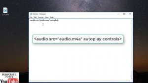 HTML5 AUDIO TAG AND AUTOPLAY