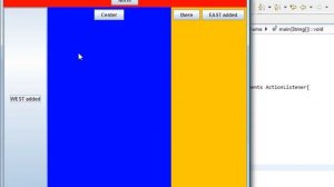 Java programming part 62 GUI : Panels Within BorderLayout; Layout being changed.