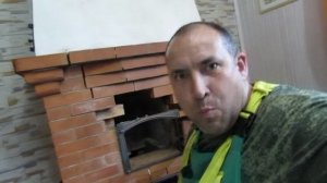 Моменты ремонта камина .