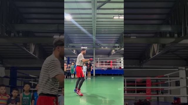 Как развить точность удара в боксе / fight ball тренажёр / Максат Базарбаев бой тренировка