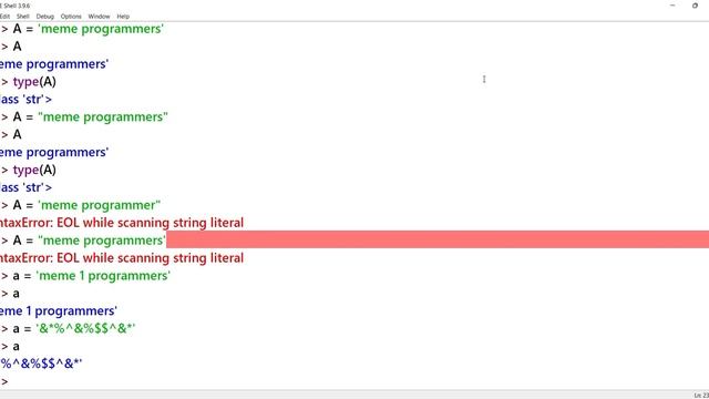#13 String Data Type Overview In Python In Telugu | String Declaration & Input | Python In Telugu