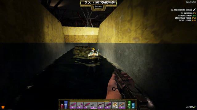 7 Days to Die alpha 17 INSANE DARKNESS FALLS ч 53 Быстролут заводов смотреть онлайн