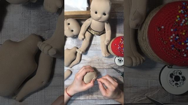 КАК СФОРМИРОВАТЬ ГОЛОВУ И ЛИЦО КУКЛЫ
