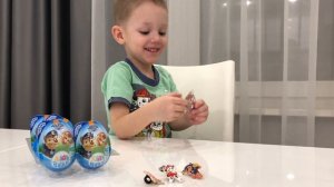 новые игрушки, самое интересное Шоколадные сюрприз щенячий патруль Paw Patrol распаковка kids box