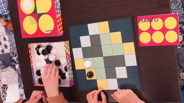 Настольная логическая игра "манго" необычные крестики-нолики на разноцветном поле