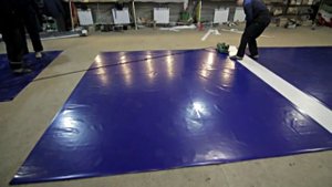 Установка тента на газель