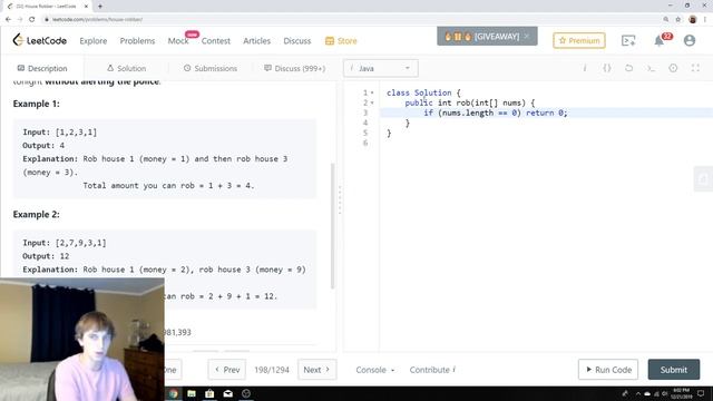 LeetCode 198. House Robber (Algorithm Explained) смотреть онлайн