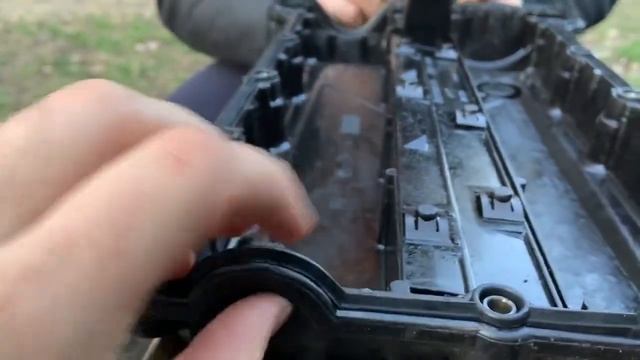 Замена прокладки клапанной крышки Форд Сиерра 2Л DOHC / Ford Sierra смотреть онлайн