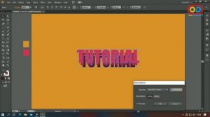 3D Text Effect Design Illustrator | Adobe Illustrator Tutorials