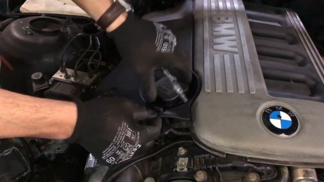 BMW e39 530d как следят за авто в Германии Замена масла и фильтров, убираем влагу со стопа смотреть онлайн