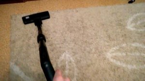 Пылесос Samsung SC4326 Испытание на мохнатом ковре