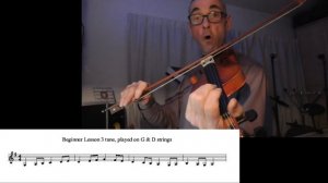 Learn to play fiddle -  Beginners Lesson 3