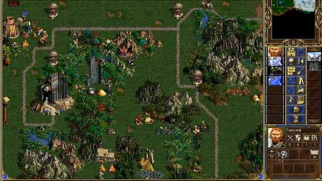 #287.HoMM3. Graalzzz (Замок, Сорша) vs Armag (Башня, Аин). Skirmish M200 часть 1 смотреть онлайн