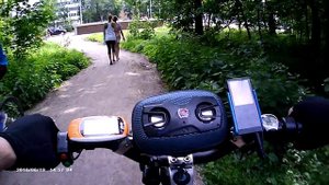 Покатушки на электросамокате Headway-3, Измайловский лесопарк.Съёмка на камеру HD1080P из Китая