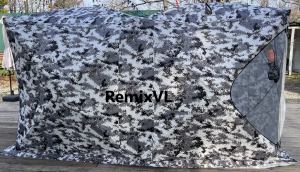 магазин RemixVL: Видео обзор Палатка зимняя 3-х слоя утеплённая куб 200х400х215см traveltop CT-1621A