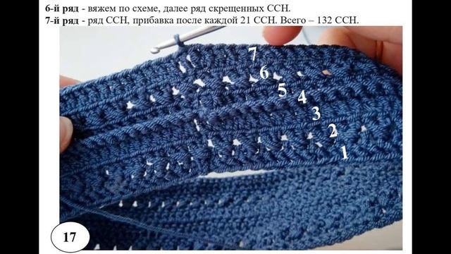 Мастер-класс крючком юбки "Деним" смотреть онлайн