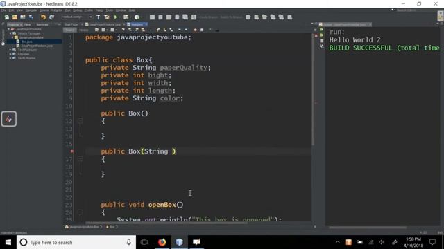 JAVA Bangla Tutorials 14 - Class & Object Implementation Code