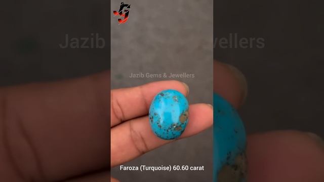 Natural Irani Faroza | Certified | weight 60.60 carat.