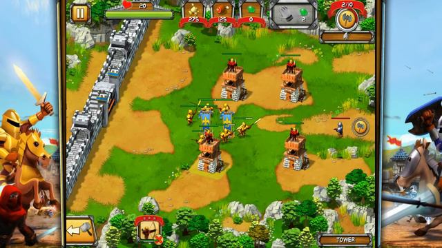 The Wall - Medieval Heroes Android HD GamePlay смотреть онлайн