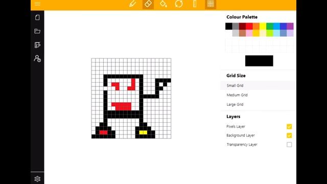 Рисуем пикселями ,типо андертейл смотреть онлайн