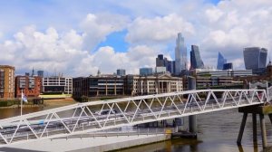 4K LONDON WALKING TOUR | A walk along the River Thames