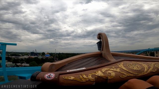 Atlantica Super Splash Roller Coaster POV - Europa Park смотреть онлайн