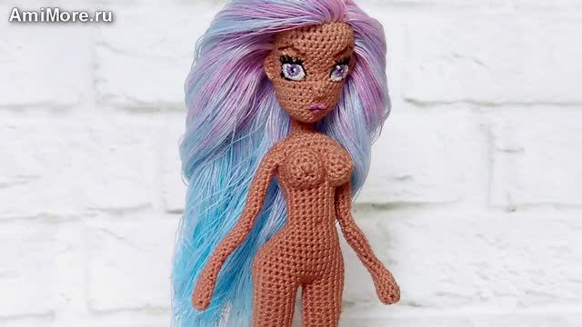 Амигуруми: схема Женская фигура. Игрушки вязаные крючком.
